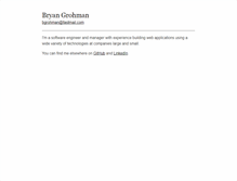 Tablet Screenshot of bryangrohman.com